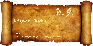 Wágner Judit névjegykártya