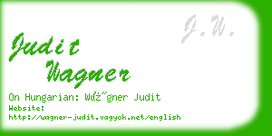 judit wagner business card